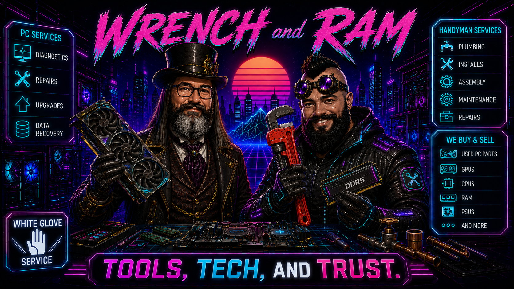 Wrench and Ram — Tools, Tech, and Trust